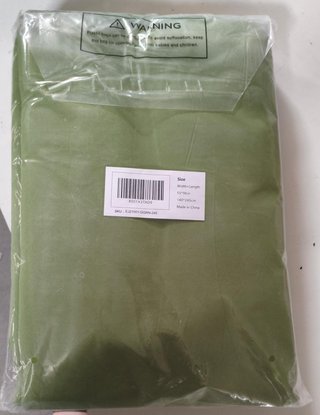 Cortinas Joydeco térmicas verde oliva140x245cm