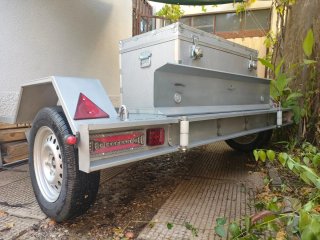 Carro porta motos transversal