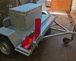Carro porta motos transversal