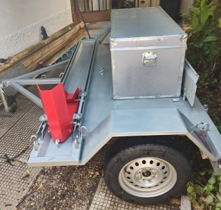 Carro porta motos transversal