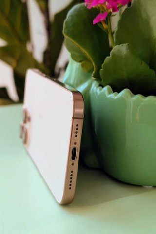 iPhone 16 Pro Max Dorado/Rosa