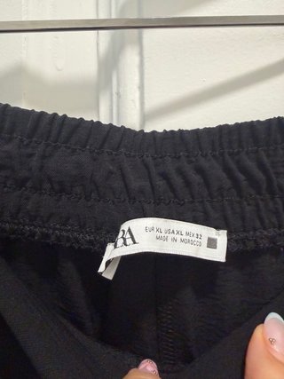 Pantalón Pareo Zara Negro