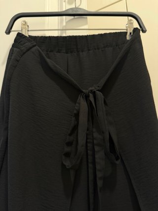 Pantalón Pareo Zara Negro