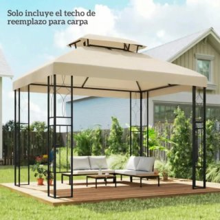 Repuesto Pérgola 4x3 Beige Poliéster