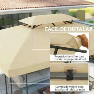 Repuesto Pérgola 4x3 Beige Poliéster