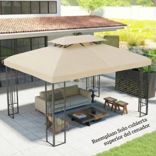 Repuesto Pérgola 4x3 Beige Poliéster