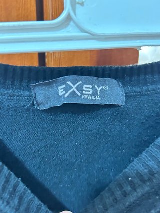 Maglione EXSY Italia nero maniche lunghe