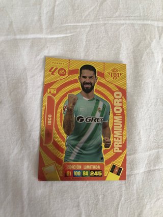 Carta Panini Adrenalyn Isco Premium Oro