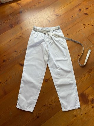 Lotto 5 pezzi bimbo 7/8 anni pantaloni e camicia