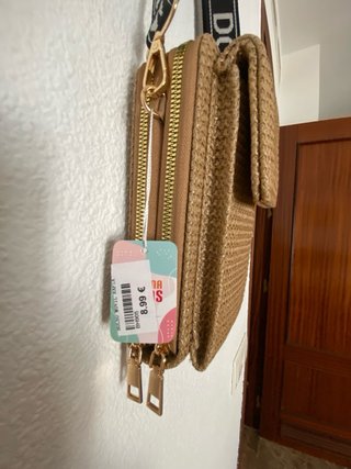 Bolso bandolera porta móvil