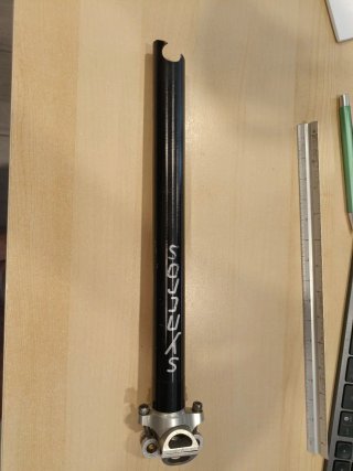 Tija Syncros 27.2 y bielas Shimano XTR