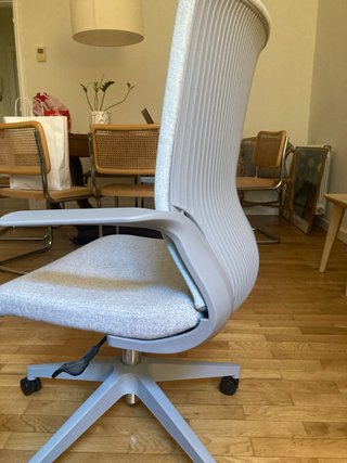 Silla de oficina Sklum gris