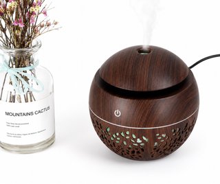 Humidificador esfera madera