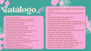Lote ropa 40 prendas verano mujer T- XS de marcas