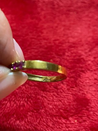 Anillos de oro 18 kt.