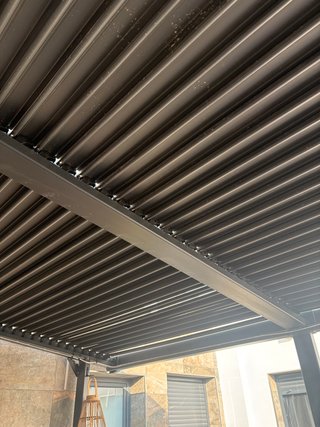 Pérgola bioclimática 3x4m antracita