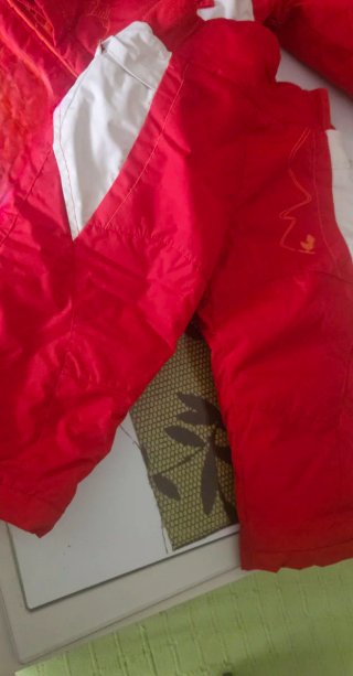 Conjunto Ropa Nieve Niño Rojo y Blanco
