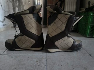 Botas de Snowboard Wed'ze Beige/Marrón