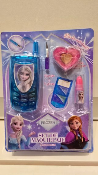 Lote Frozen: Muñeca Elsa + Set Maquillaje + regalo