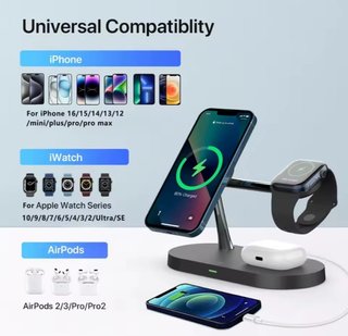 Estación Carga 3 en 1 iPhone/Watch/Airpods