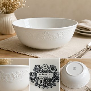 Bol La Cartuja de Sevilla Blanco Cerámica