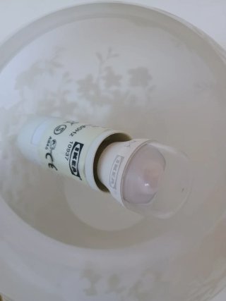 Lámpara de mesilla de cristal