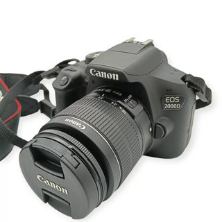 CAMARA DIGITAL 2000D + OBJETIVO 18-55MM + FUNDA + CARGADOR + TARJETA SD