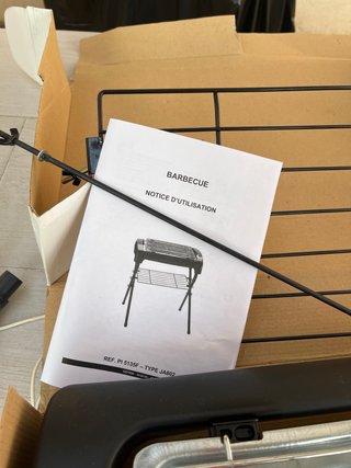 Barbacoa Eléctrica Negra y Plateada