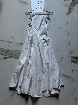 Vestito lungo bianco Zara