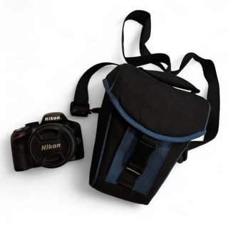 CAMARA REFLEX NIKON D3200 + OBJETIVO 18-55 CON CARGADOR Y FUNDA