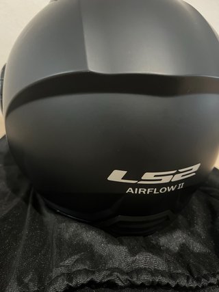 Casco Moto Jet LS2 Negro