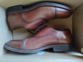 Zapatos de piel Mango Man Talla 43 Marrón