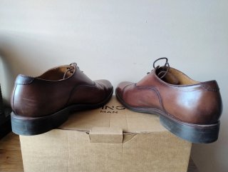 Zapatos de piel Mango Man Talla 43 Marrón