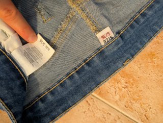 Pantalones pirata vaqueros S/36