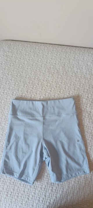 Shorts Ciclismo Azul Tiro Alto