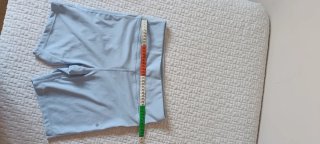 Shorts Ciclismo Azul Tiro Alto