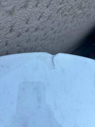 Tavolo da esterno in ferro battuto diametro 60 cm