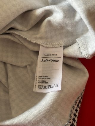 Felpa scacchi bianco/nera & Other Stories