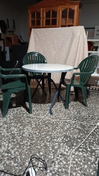 Mesa plegable para terraza o jardín