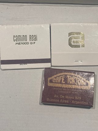 Cajetillas de cerillas antiguas LATAM