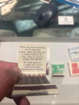 Cajetillas de cerillas antiguas LATAM