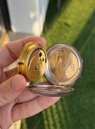 Reloj de Bolsillo Inglés Half Fusee 1850