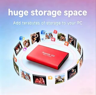 Disco Duro SSD Portatil 1TB USB-C OTG Ultraligero