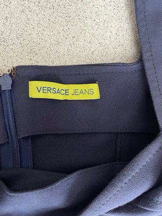 Vestido Versace Jeans Azul Marino Mujer