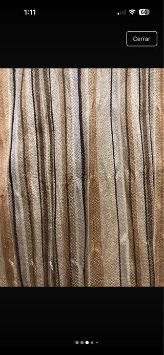 Pañuelo Seda Ralph Lauren Marrón y Beige.