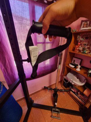 Rack musculación con accesorios