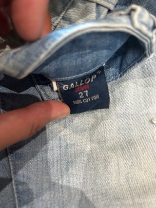 Pantalones vaqueros 3/4 mujer S Gallop