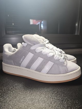 Adidas Campus Gris y Blanco