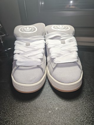 Adidas Campus Gris y Blanco