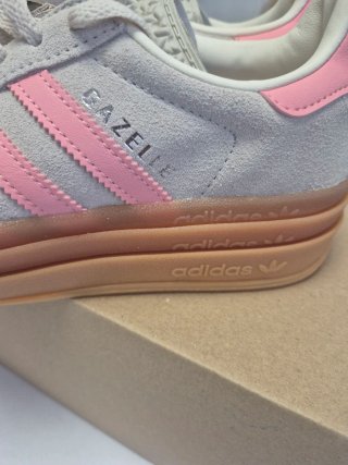 Zapatillas Adidas Gazelle Beige y Rosa